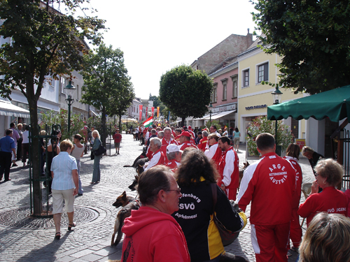 Die Fussgaengerzone in Eisenstadt